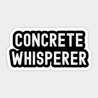 Funny Concrete Cement Worker Work Dads Fathers Day Sticker